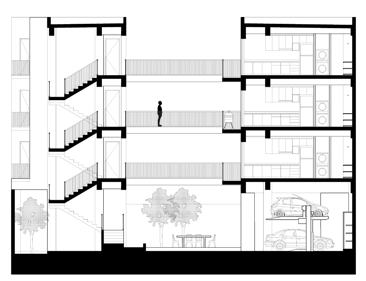 plano corte vertical